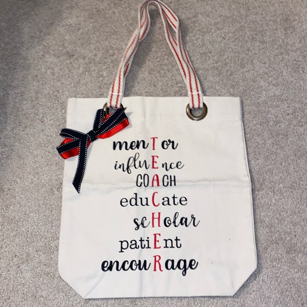 TEACHER canvas bag